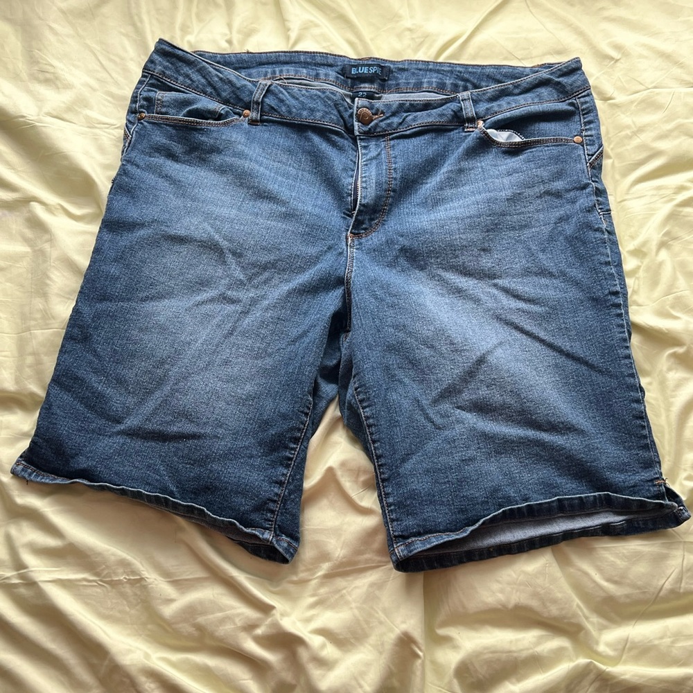 Plus Size Jean Shorts